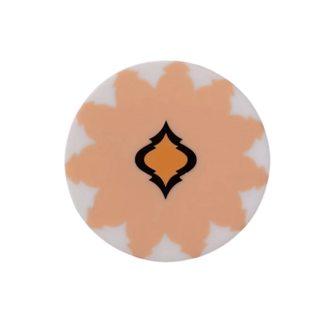 RESIN COASTER ROUND SHAPE (COLOR)